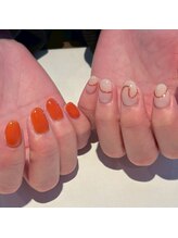 アイネイル 小倉(ai nail)/オレンジ