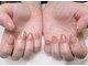 ブランネイル(BLANC.nail)の写真/オフィス系のデザインで上品な指先へ。大人にシンプルネイルが叶います♪