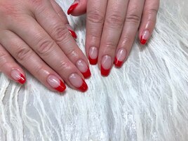 シンプル！赤フレンチ