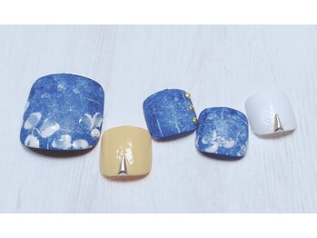 ネイルサロン クランベリー(Cranberry)/7.大人女性のフットネイル