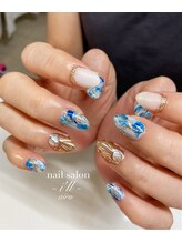 ネイルサロン アイル(nail salon i’ll)/ゴールドミラー☆マーメイド
