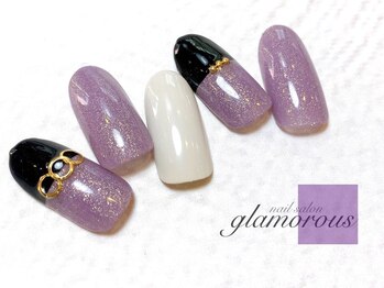 ネイルグラマラス 西新井店/《パラジェル》バイカラー 春色