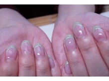 プチリリィ(Petit Lily)/春色フレンチネイル