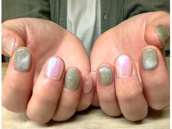 アミュリー ネイル アトリエ(Amury nail atelier)/オーロラ うるうる マグネット