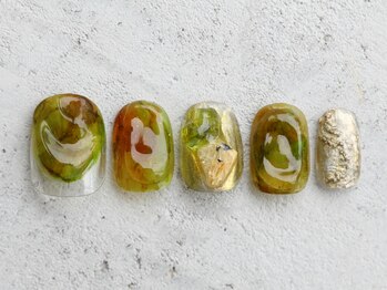 ルフトエーデ(LUFT Ode)/【Art 10】Greenネイル