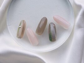 シンプルニュアンスネイル