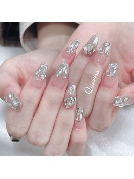 クイーンズビューティーサロン 新宿本店(Queen's beauty salon)/チップアートやり放題&つけ放題