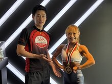 スリーエス カネコストレッチ 札幌南郷スタジオ(SSS Kanekoストレッチ)の雰囲気（北海道ボディビルフィットネス選手権大会優勝選手をサポート）