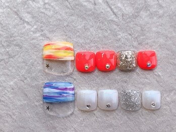 ネイルサロン ブリオン(Nail Salon Bullion)/マーブルPOPネイル