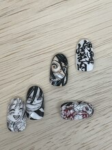 ビューティーラウンジ ノームロア(Gnomes loa)/痛ネイル（カラーとモノクロ）