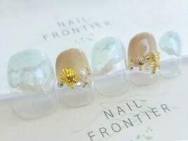 すず♪シアー浜辺ネイル8980円～