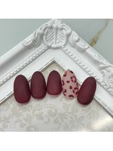 キャンアイドレッシー 茨木店(Can I Dressy)/豹柄マットネイル