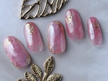 ネイルサロンアンドスクール ミュー(Nail Salon & school mieux)/ピンクニュアンスネイル