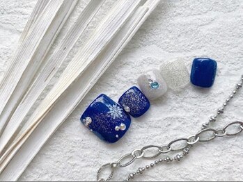 フレイヤ 千葉店(FREJA)の写真/足先まで気を抜かない♪フットネイルで素敵な足元に！お仕事上ハンドネイルができない方にも大好評◎