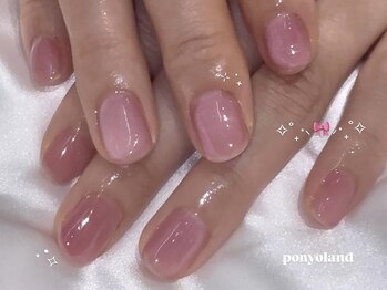 ネイルライフ 目黒店 恵比寿 白金(NailLife)/ベビーピンクマグネットネイル