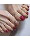 chicca nail by pupa 花園店 &nbsp;の写真/こだわり派も納得のトレンドデザイン多数◎ネイルができない方にもおすすめのフットネイル＊