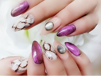 ネイルサロン シェル(Nail Salon SHELL)/アニマル柄×マグネットジェル★