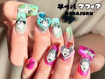 ネイルマフィア 原宿(NAIL MAFIA)/痛ネイル/キャラネイル/推し