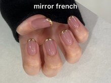 ハンハウス(Hanhouse)/ミラーフレンチネイル