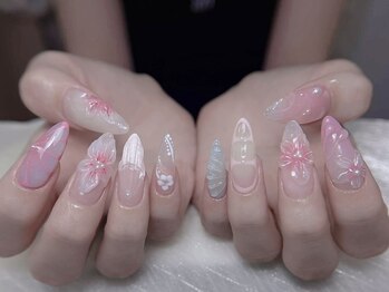 ピーチネイル 大塚(Peach Nail)/チップ長さだしxアート