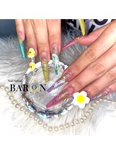 バロン 池袋店(BARON)/カラフルラメグラデ！！！