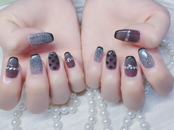 キラキラネイル 川口 南鳩ヶ谷店/可愛いハートデザイン