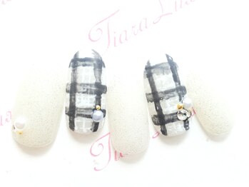 ティアラリュクス 東林間店(Tiara Luxe)/チェックネイル