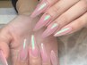 【ワンカラー/ミラーネイル】上品な光沢感＊手肌が綺麗に見えるケア付