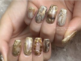 秋ニュアンスネイル　担当：粥川