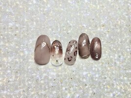 10月定額/レオパードネイル
