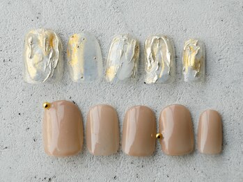 ルフトエーデ(LUFT Ode)/【Art 10】アシメミラーネイル