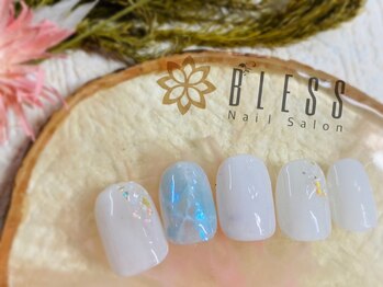 ブレス 仙台駅前本店(BLESS)/オシャレ大理石風ネイル♪