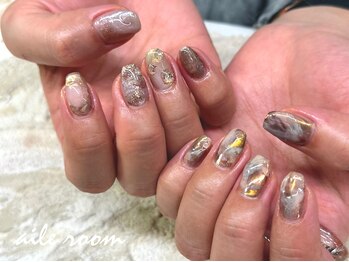 エールルーム 中目黒(aileroom)/nuance ちぐはぐ nail