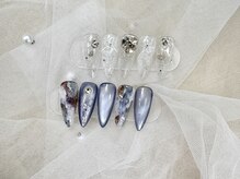 ヒラソルネイル(Girasol nail)/レースや大理石アート