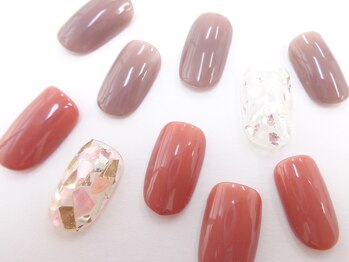 ネイルサロン クイール 小山店(NAIL SALON QUILL)/ワンカラー＆シェル