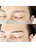 Men's ブロウリフト（美眉スタイリング+眉周りWAX脱毛込)