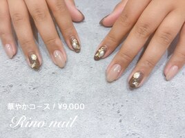 宝石ネイル691