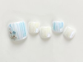 オーロラ　フットネイル