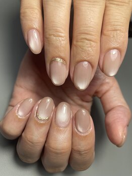private nail care salon Ruberの写真/自爪の悩み解消ならお任せを。自爪育成が得意で美フォルム形成が自慢！綺麗な仕上がりとモチの良さに感動★