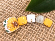 アンティム(Intime)/FOOTひまわりアート　￥9500