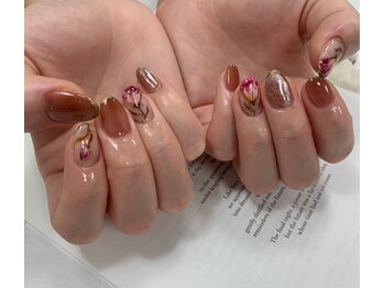 シェリーラメール 池袋店(cherie la mer)/flower nuance nail ¥7680