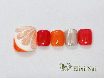 エリクサーネイル 池袋(Elixir Nail)/フットやり放題/クーポン使用