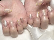 ヒールネイル(heal nail)/ちゅるん×mag×押花～