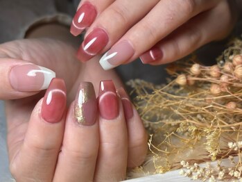 サロンドフォーエイチ(salon de 4H)/マグネットフレンチネイル♪