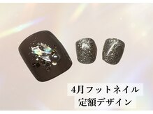 ハジチ(HAZICHI)/4月フットネイル定額デザイン