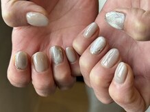 燈乃工房 三重鈴鹿本店(あかりのこうぼう)/ニュアンス×マグネットネイル