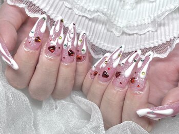 モカ 心斎橋(moca by Lee)/【Aina】ホイップネイル