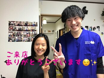 美容整体サロン オオカンシャ(okansha)/お客様とのツーショット♪
