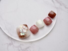 こっくりカラーニュアンスフット