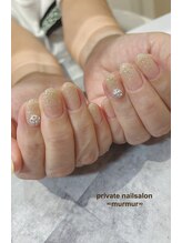 プライベート ネイルサロン マーマ(murmur)/ラメグラデーションネイル